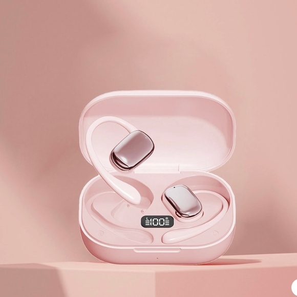 Smartech Gadgets Over-Ear Bluetooth Earbuds in Pink - New - Picture 2 of 3